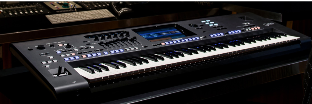 A stage piano is a professional-grade digital piano designed specifically for live performance.
